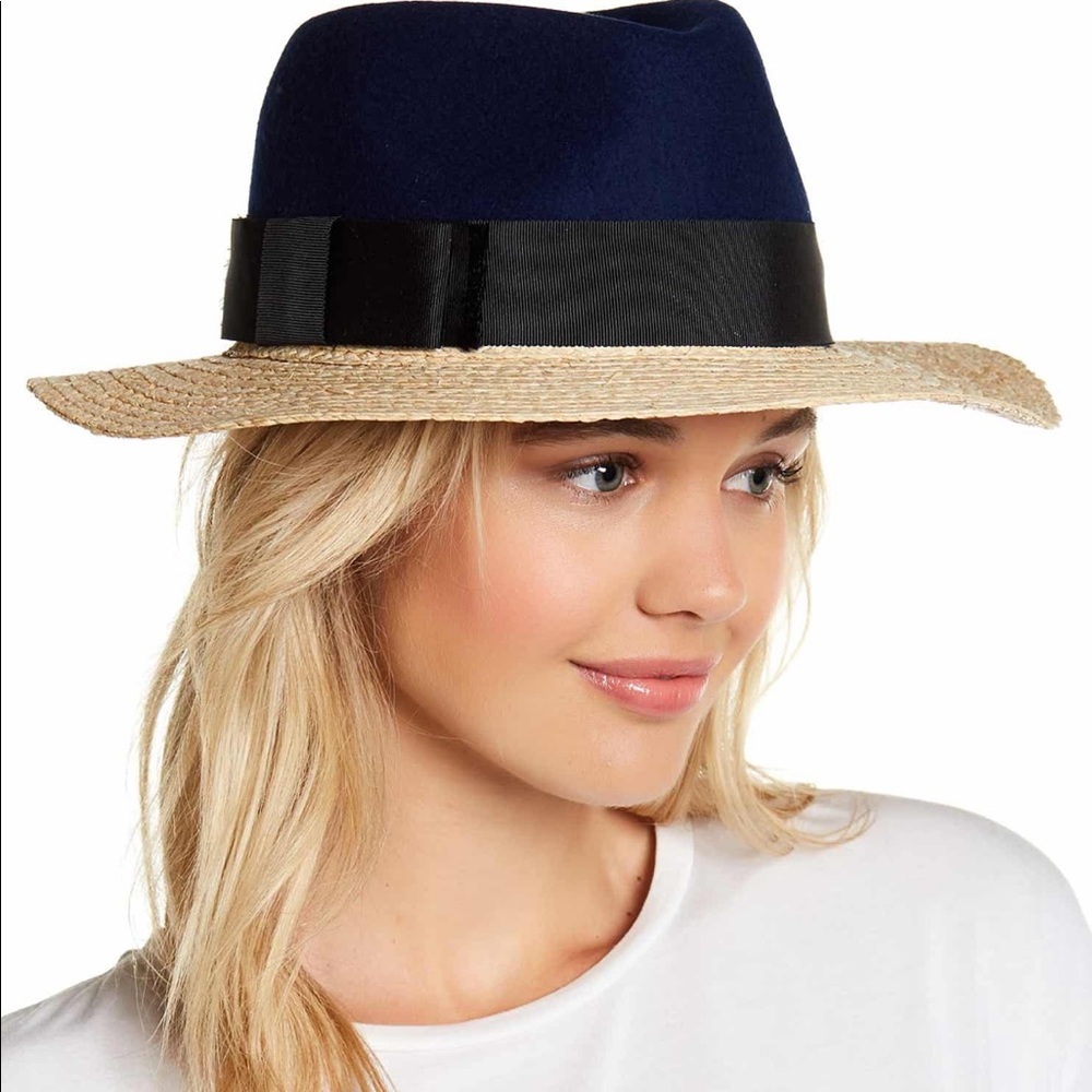 Kate Spade Wool Straw Fedora